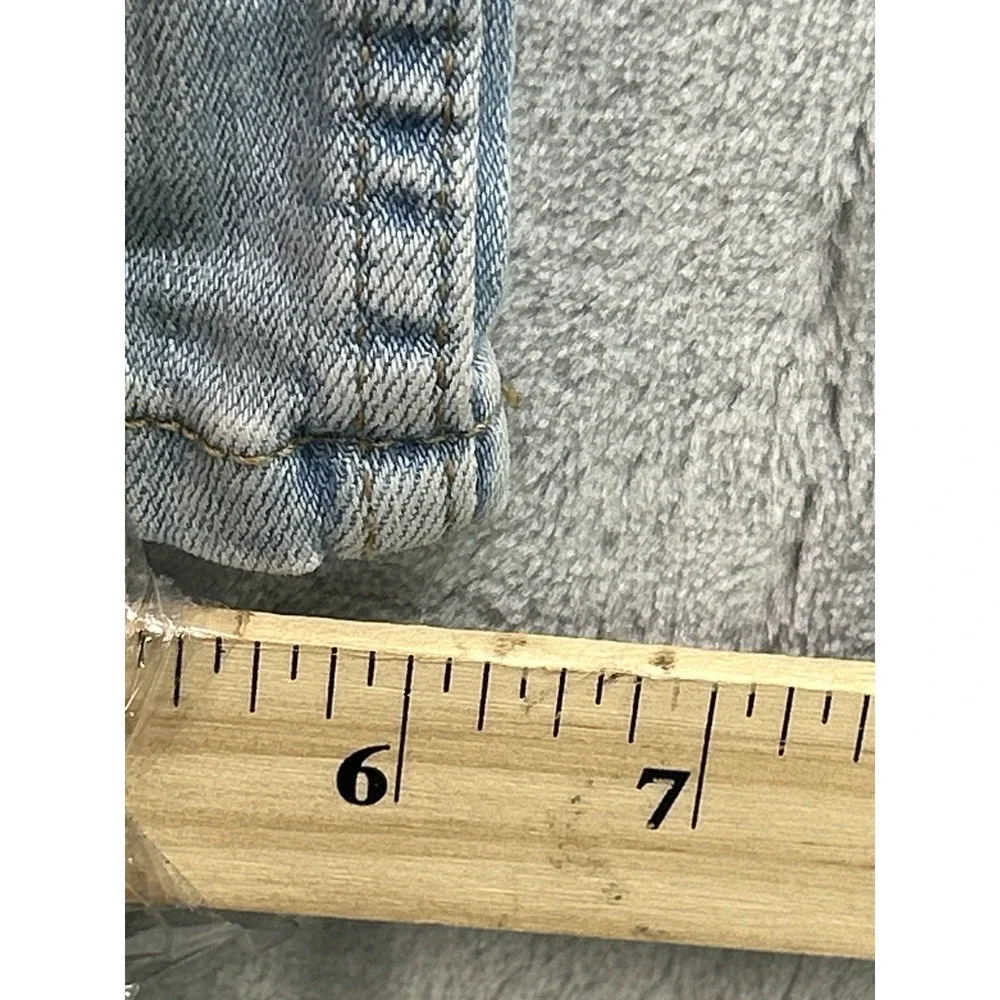Levis 511 Jeans Mens Sz 28x30 Blue SLim Fit Whiskered Distressed Stretch Guys